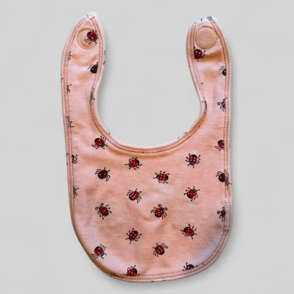 Lot of 3 Magnetic Me Baby Girl Bibs 12-16 lb - Picture 7 of 8